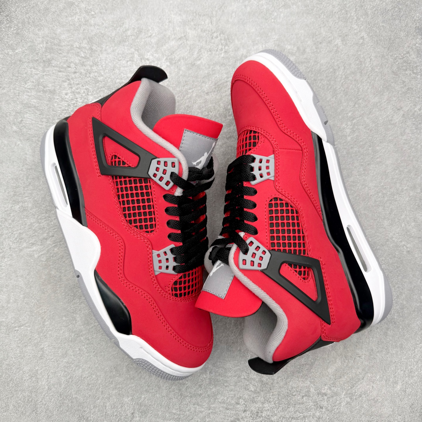 ＃DT纯原 Air Jordan AJ4 Retro 愤怒的公牛 红色 FQ8138-600 原厂头层皮