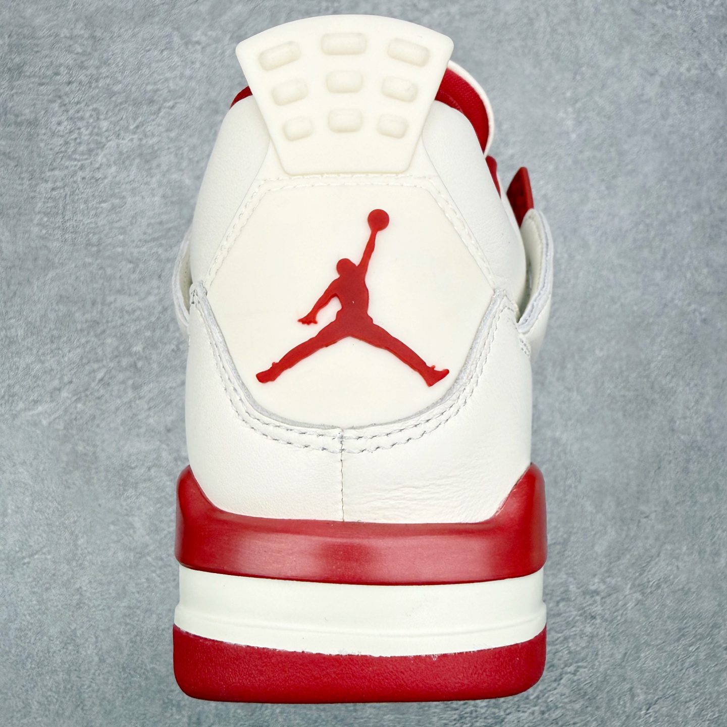 ＃DT纯原 Air Jordan AJ4 情人节米白红 HV0823-108 原厂头层皮料 全新升级改良