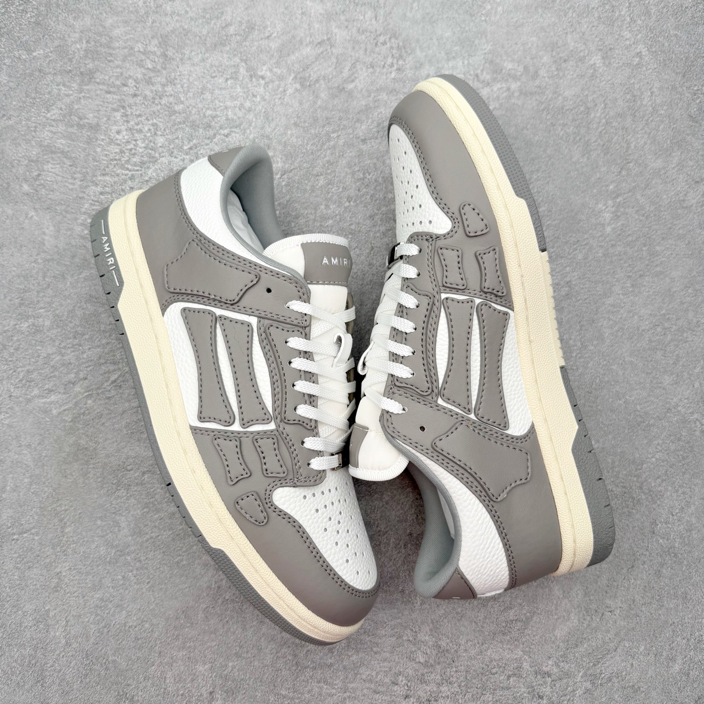 ＃莞产 Amiri 埃米尔 Skeleton Low-Skel top Sneakers 骨骼系列情侣鞋