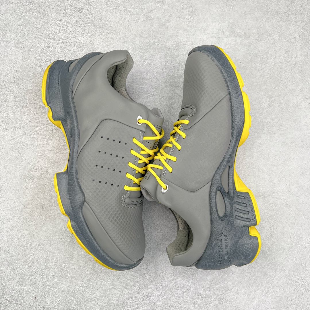 ECCo爱步 Biom C Trail 时尚简约牛皮减震耐磨低帮休闲跑步鞋 ECCO以三大核心特征为依托