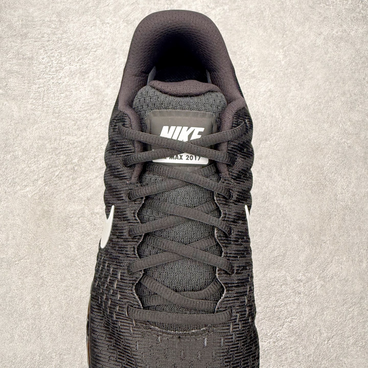 ＃纯原 NK Air Max 2017 网面全掌气垫休闲运动百搭慢跑鞋 黑银 -001 原档案数据开发纸