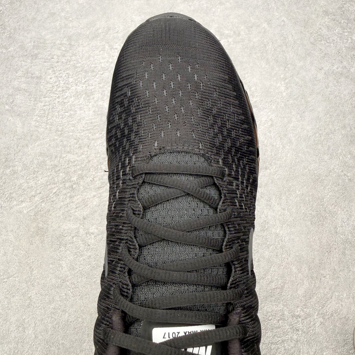 ＃纯原 NK Air Max 2017 网面全掌气垫休闲运动百搭慢跑鞋 全黑 -004 原档案数据开发纸