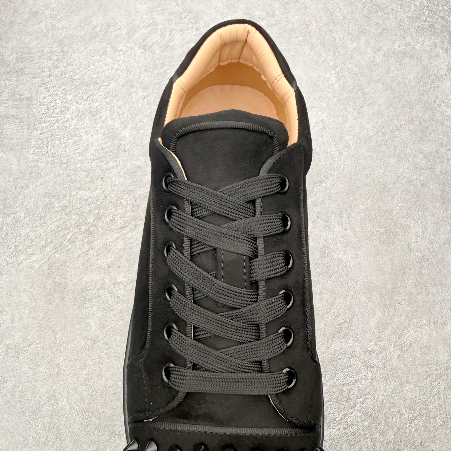 ＃莞产 Christian Louboutin CL（路铂廷） 红底鞋 男鞋低帮红底鞋水钻系带运动休闲板