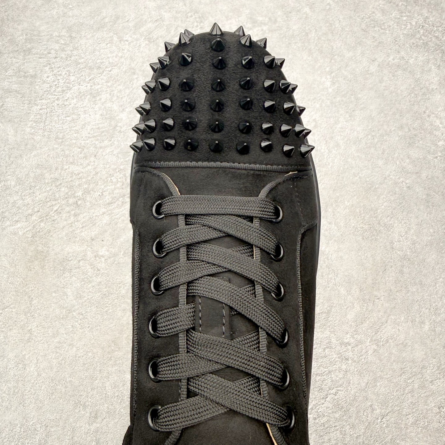 ＃莞产 Christian Louboutin CL（路铂廷） 红底鞋 男鞋低帮红底鞋水钻系带运动休闲板