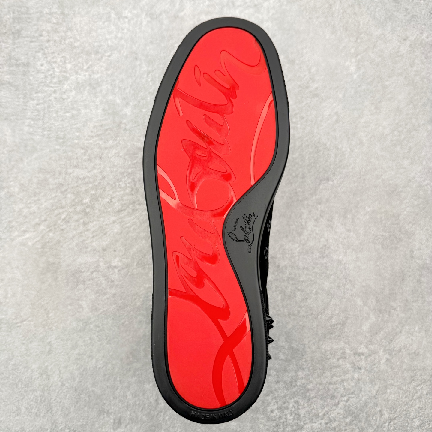 ＃莞产 Christian Louboutin CL（路铂廷） 红底鞋 男鞋低帮红底鞋水钻系带运动休闲板
