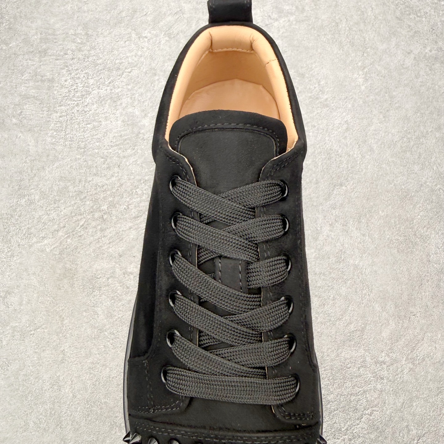 ＃莞产 Christian Louboutin CL（路铂廷） 红底鞋 男鞋低帮红底鞋水钻系带运动休闲板