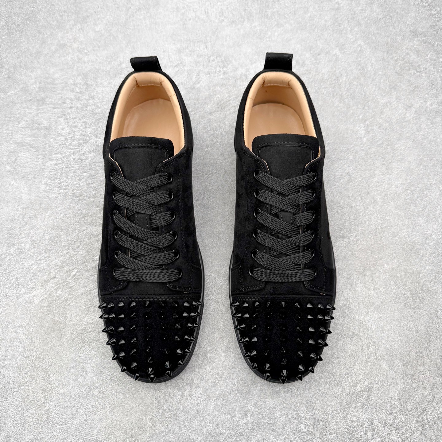 ＃莞产 Christian Louboutin CL（路铂廷） 红底鞋 男鞋低帮红底鞋水钻系带运动休闲板