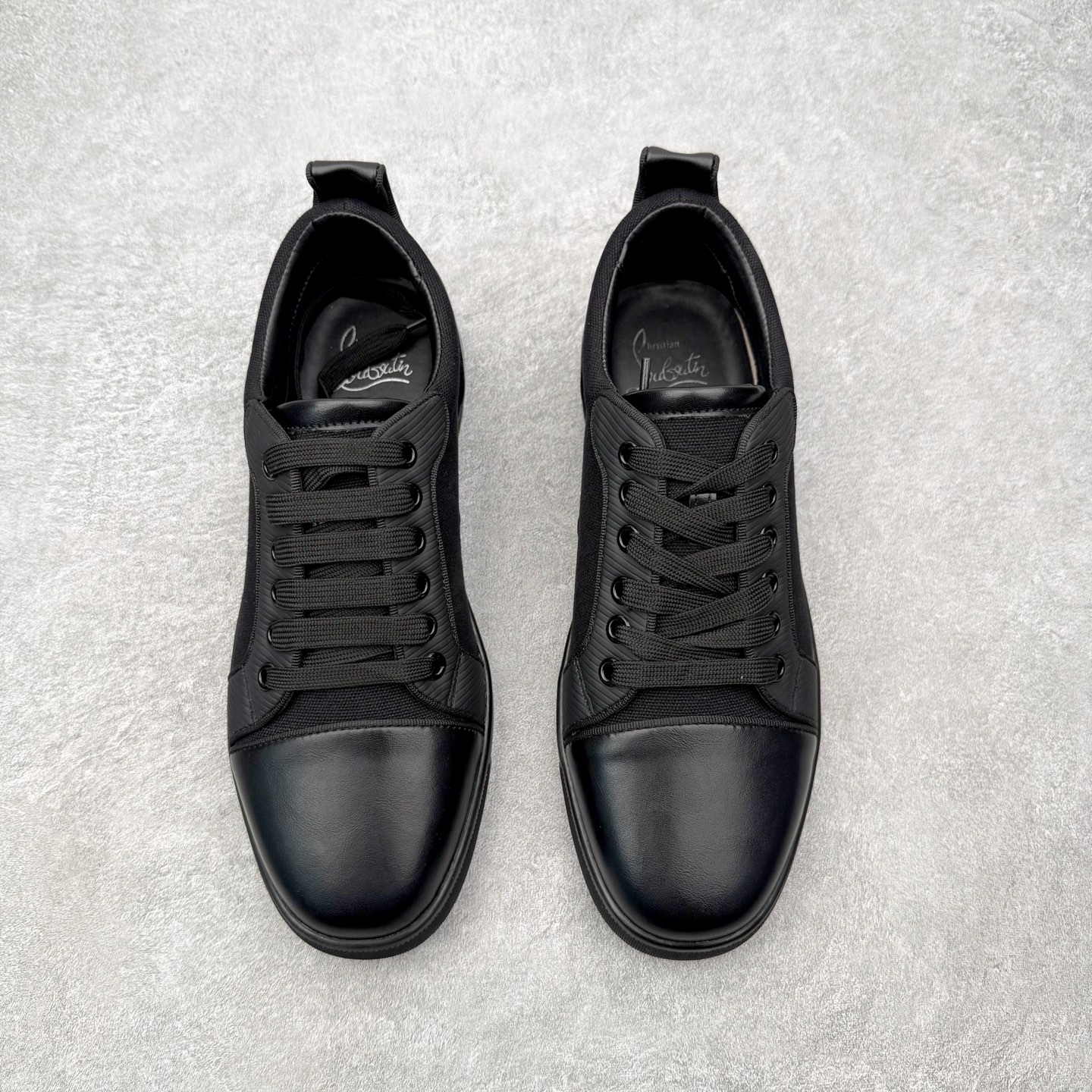 ＃莞产 Christian Louboutin CL（路铂廷） 红底鞋 男鞋低帮红底鞋水钻系带运动休闲板