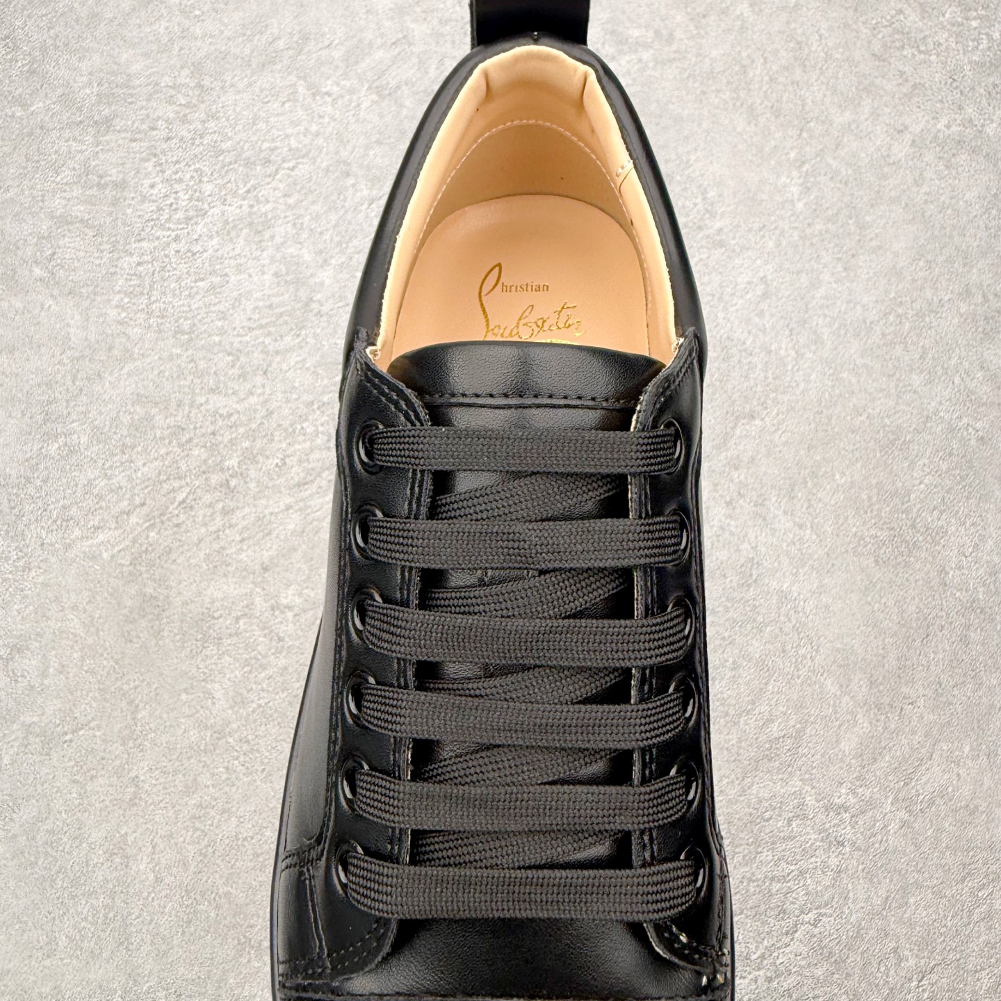 ＃莞产 Christian Louboutin CL（路铂廷） 红底鞋 男鞋低帮红底鞋水钻系带运动休闲板