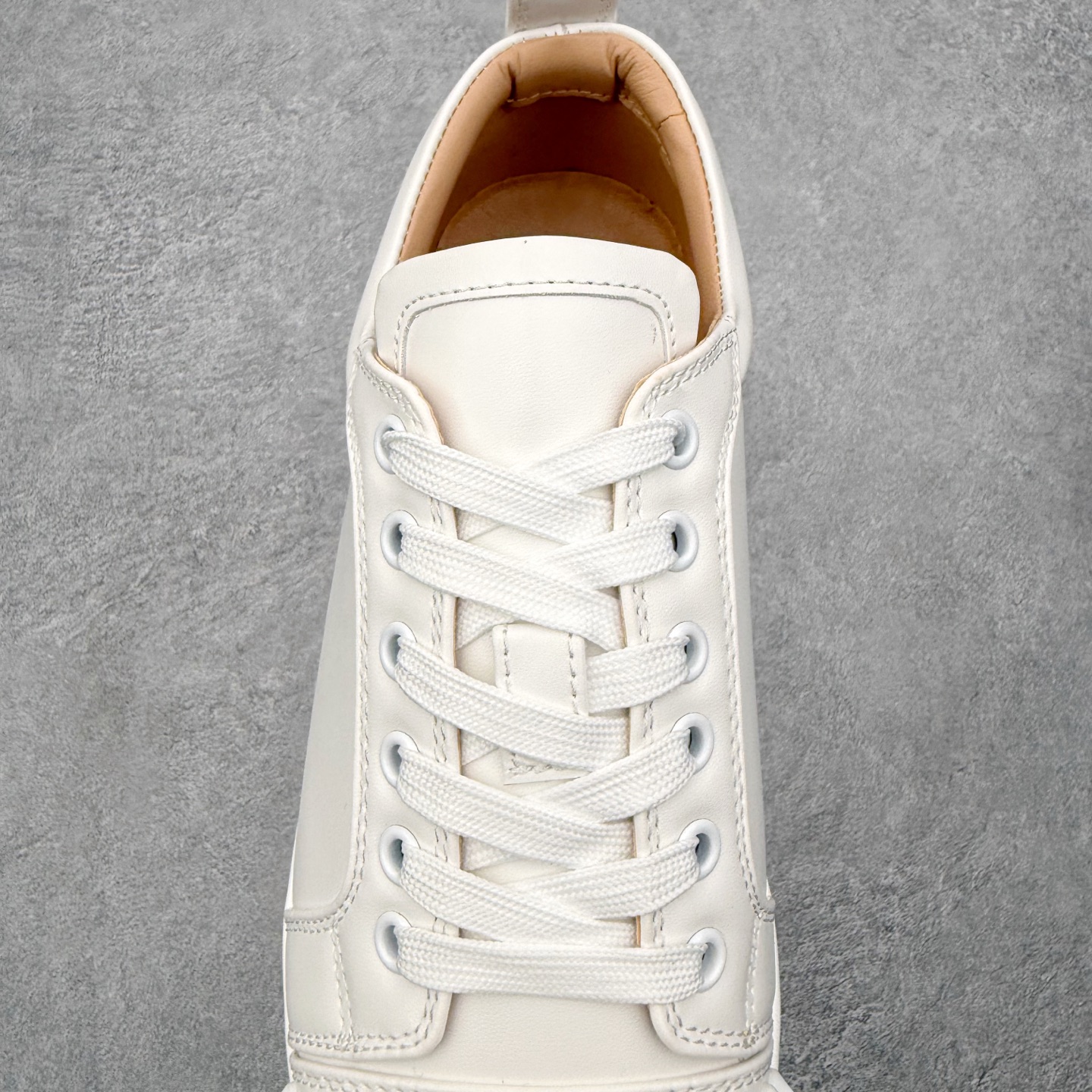 ＃莞产 Christian Louboutin CL（路铂廷） 红底鞋 男鞋低帮红底鞋水钻系带运动休闲板