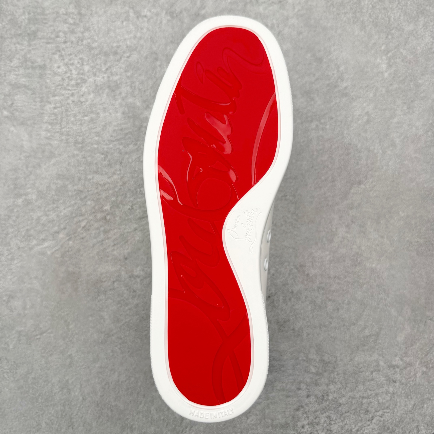 ＃莞产 Christian Louboutin CL（路铂廷） 红底鞋 男鞋低帮红底鞋水钻系带运动休闲板
