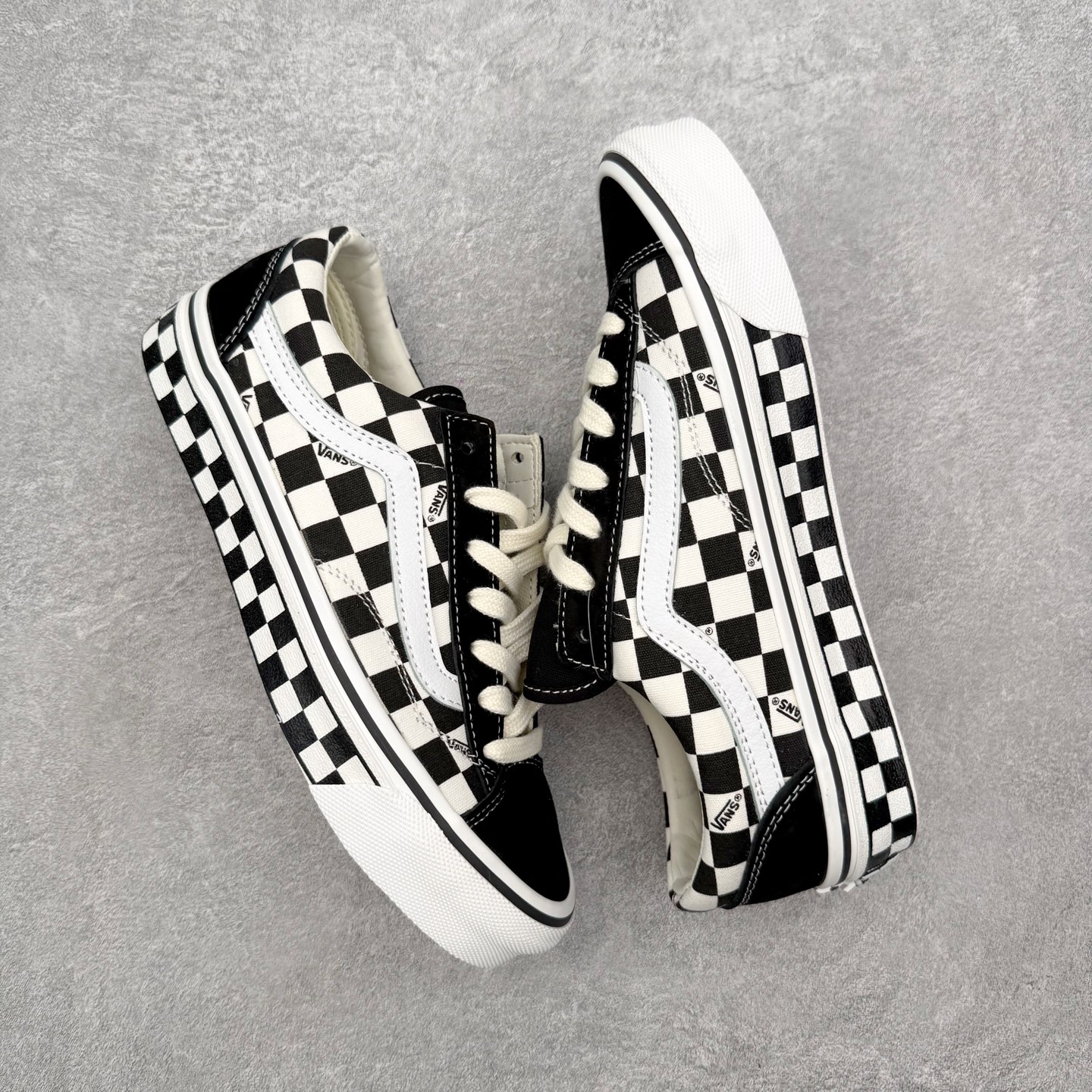 Vans Old Skool 36 LX-BMX 黑白棋盘格男女休闲帆布鞋Vans Premium 高阶