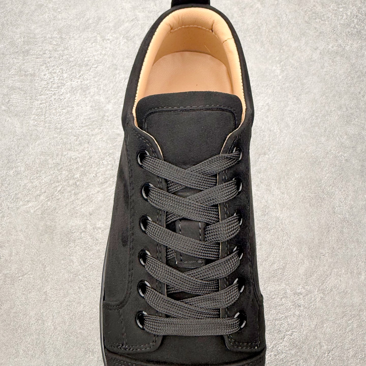 ＃莞产 Christian Louboutin CL（路铂廷） 红底鞋 男鞋低帮红底鞋水钻系带运动休闲板