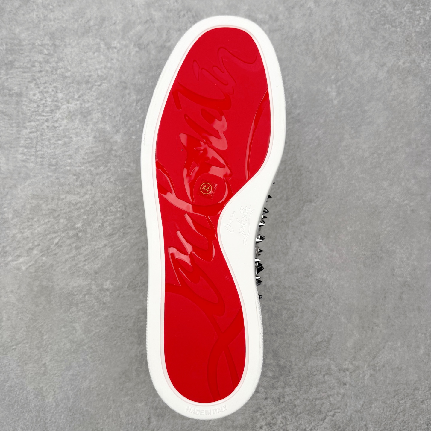 ＃莞产 Christian Louboutin CL（路铂廷） 红底鞋 男鞋低帮红底鞋水钻系带运动休闲板