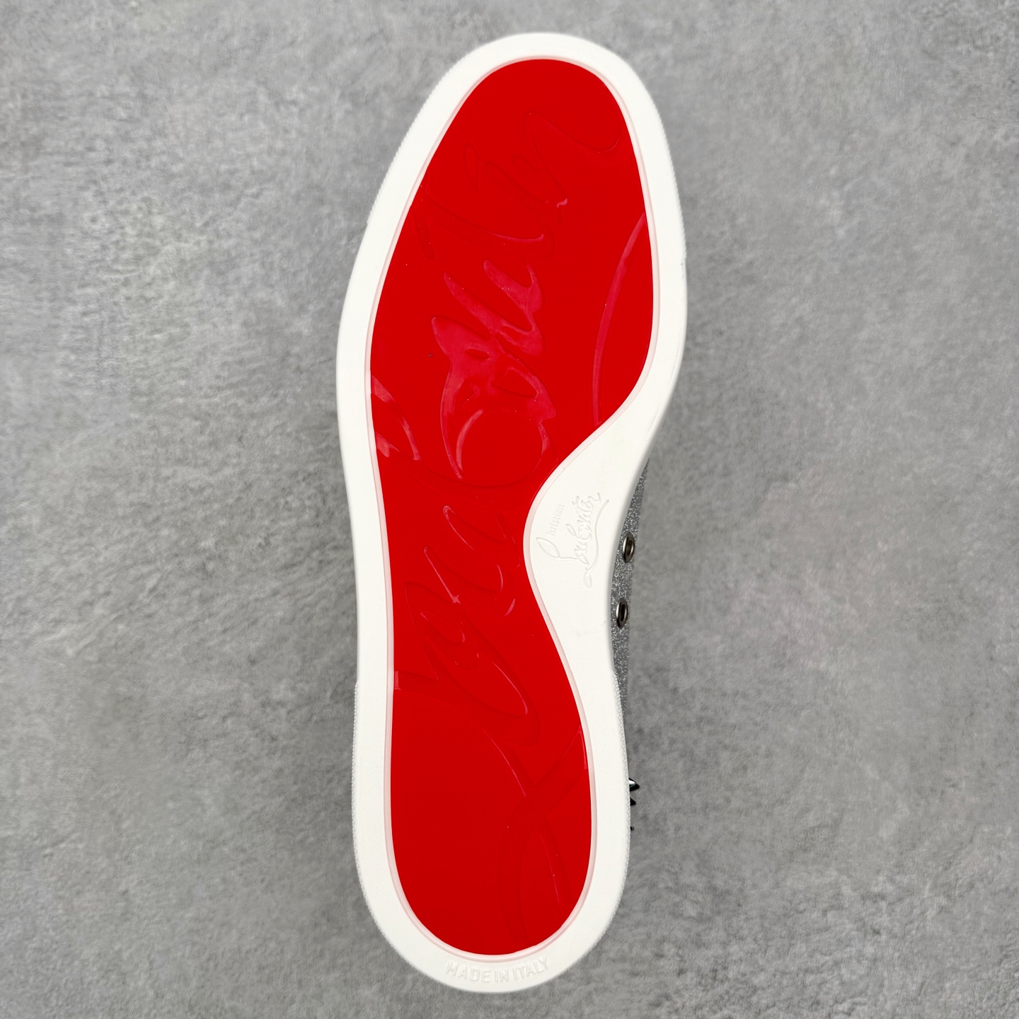 ＃莞产 Christian Louboutin CL（路铂廷） 红底鞋 男鞋低帮红底鞋水钻系带运动休闲板