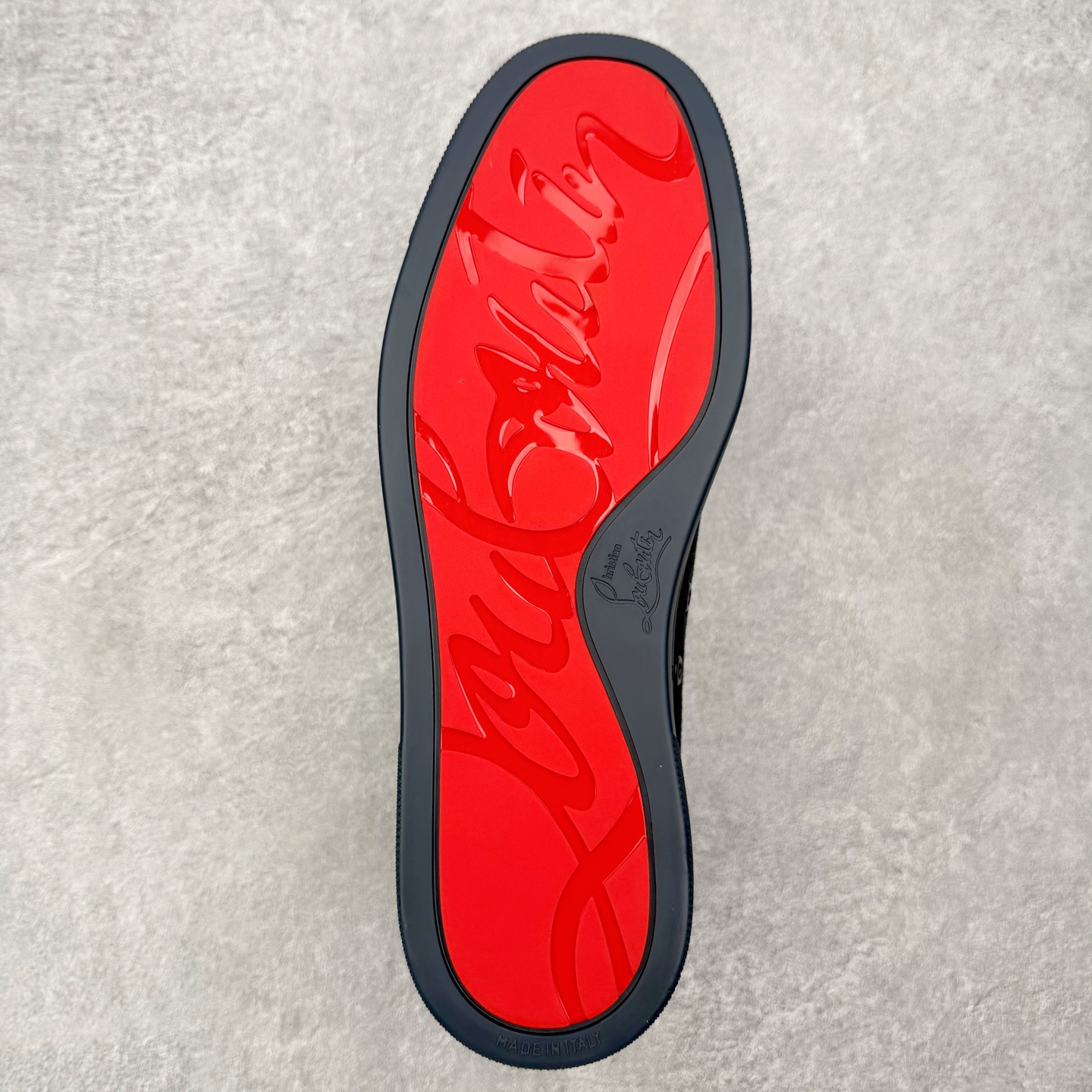＃莞产 Christian Louboutin CL（路铂廷） 红底鞋 男鞋低帮红底鞋水钻系带运动休闲板