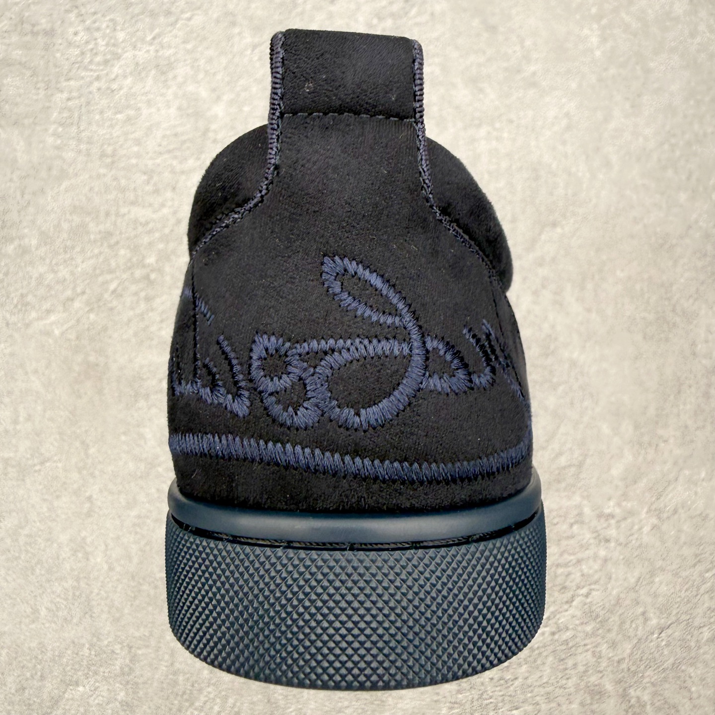 ＃莞产 Christian Louboutin CL（路铂廷） 红底鞋 男鞋低帮红底鞋水钻系带运动休闲板