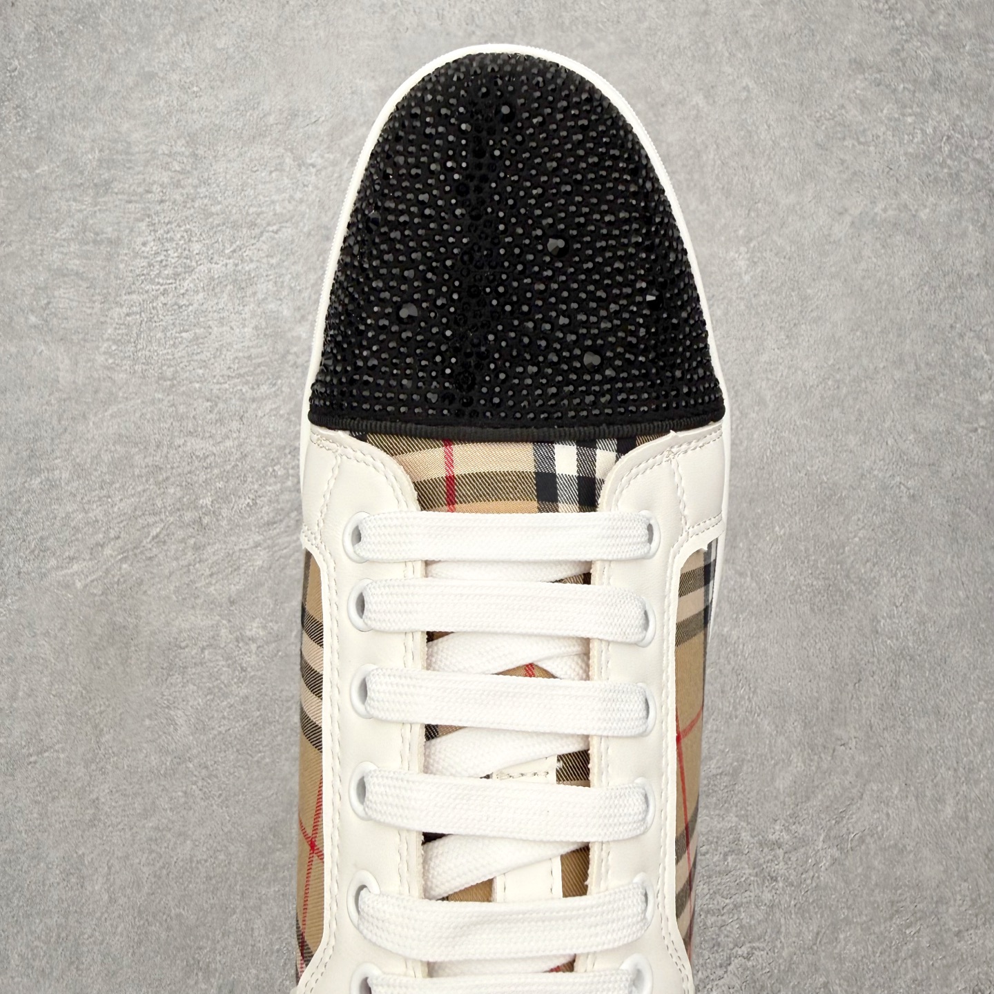 ＃莞产 Christian Louboutin CL（路铂廷） 红底鞋 男鞋低帮红底鞋水钻系带运动休闲板