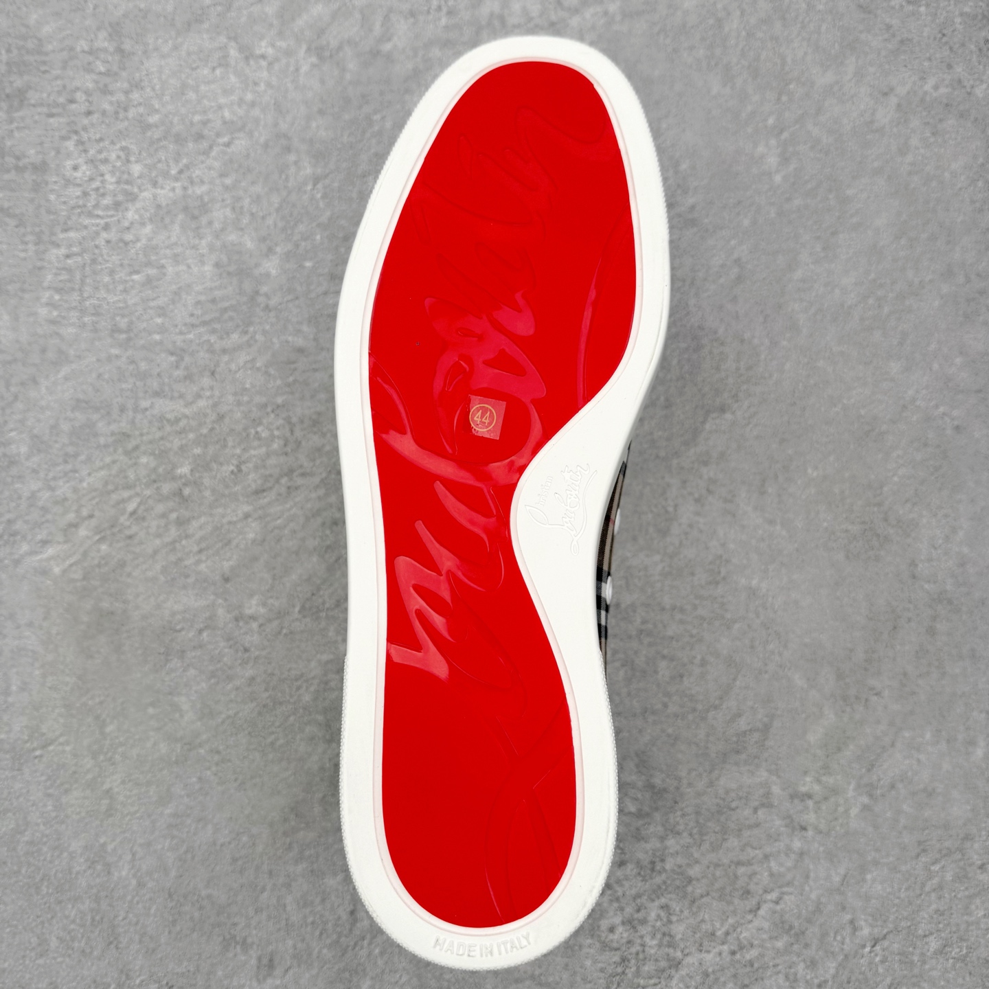＃莞产 Christian Louboutin CL（路铂廷） 红底鞋 男鞋低帮红底鞋水钻系带运动休闲板