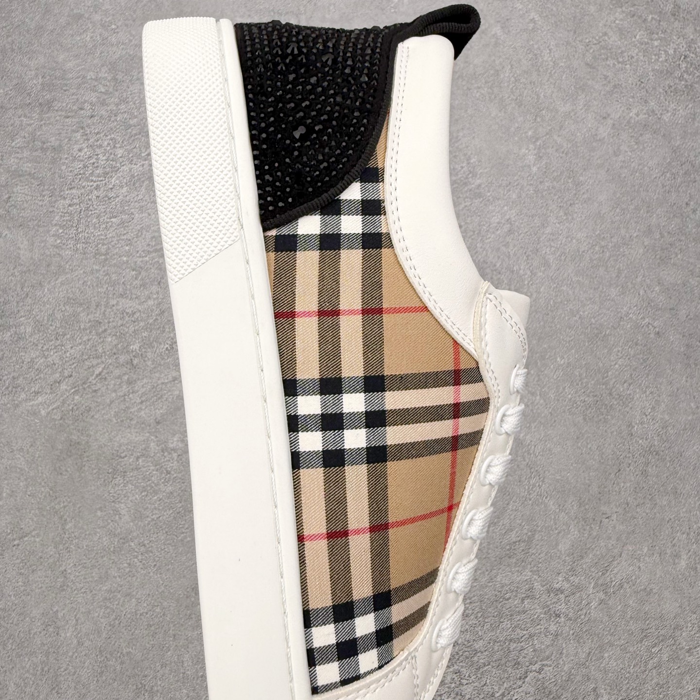 ＃莞产 Christian Louboutin CL（路铂廷） 红底鞋 男鞋低帮红底鞋水钻系带运动休闲板
