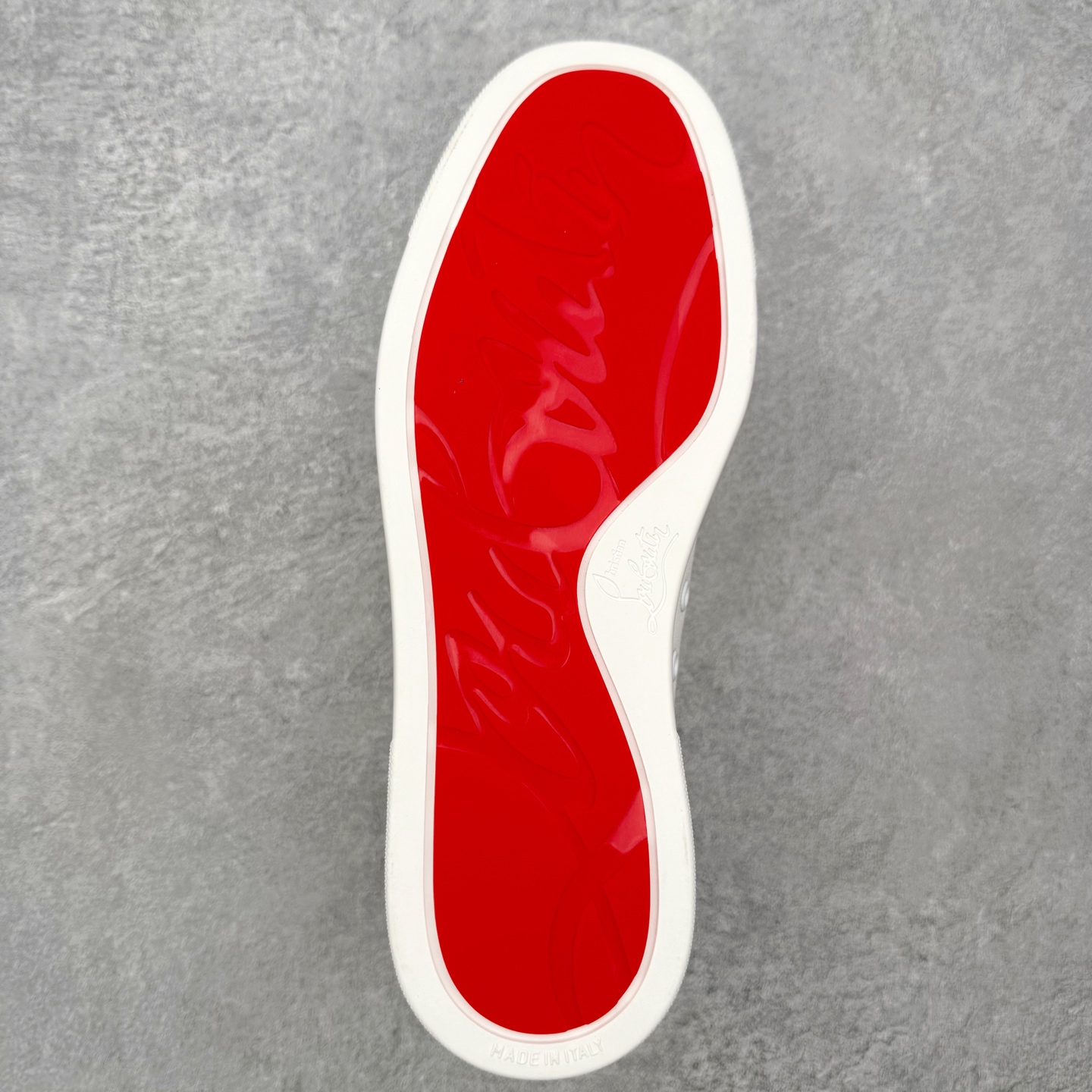 ＃莞产 Christian Louboutin CL（路铂廷） 红底鞋 男鞋低帮红底鞋水钻系带运动休闲板