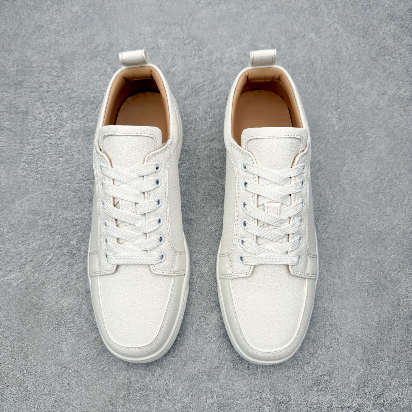 ＃莞产 Christian Louboutin CL（路铂廷） 红底鞋 男鞋低帮红底鞋水钻系带运动休闲板