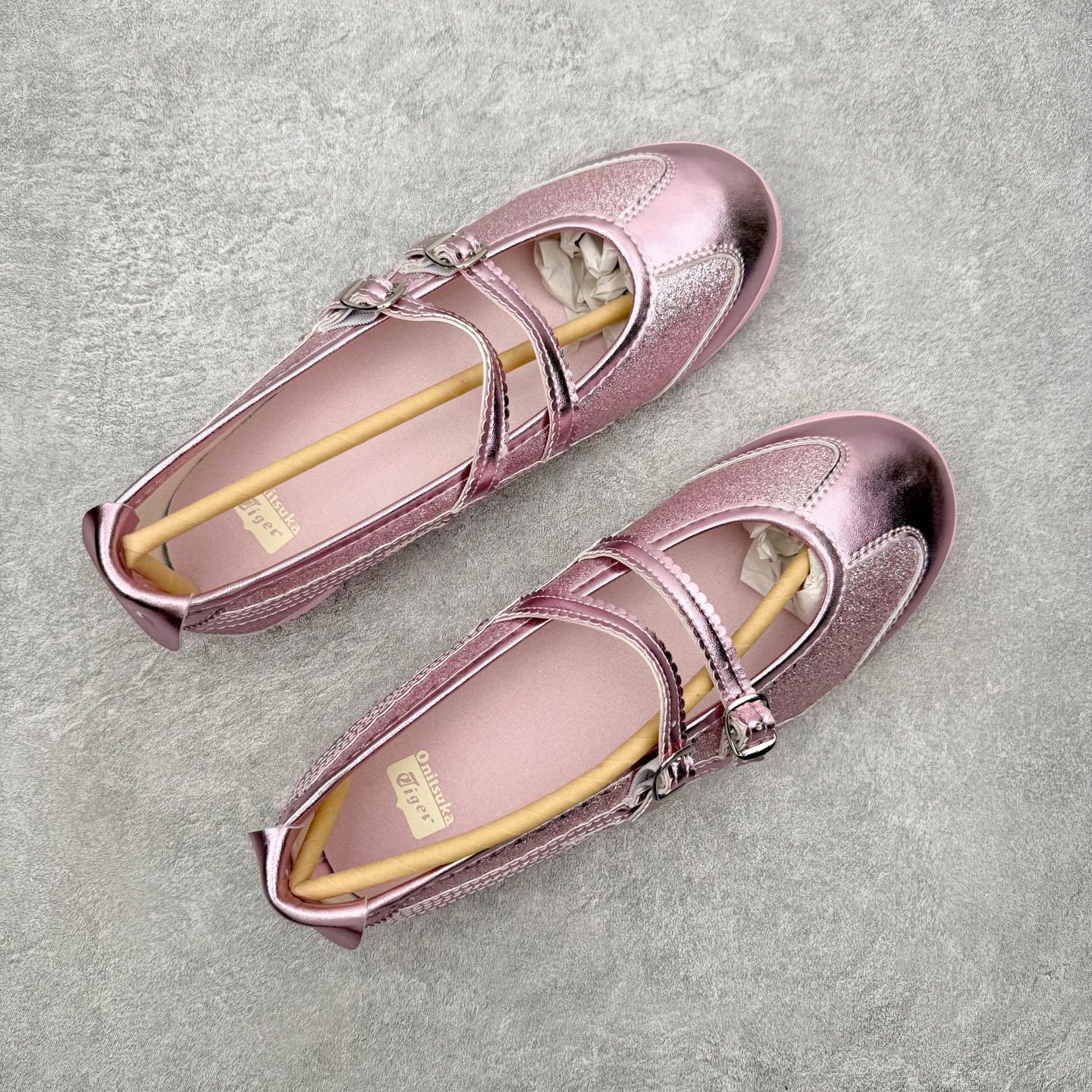 ＃C版 Onitsuka Tiger MEXICO TGRS 鬼冢虎平跟玛丽珍舞蹈鞋 款演绎芭蕾风潮整鞋