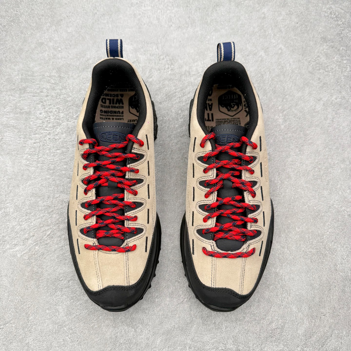 ＃神版 Keen Jasper Zionic 皮革绒面复古拼色系带登山徒步鞋 这双鞋不仅传承了KEEN自