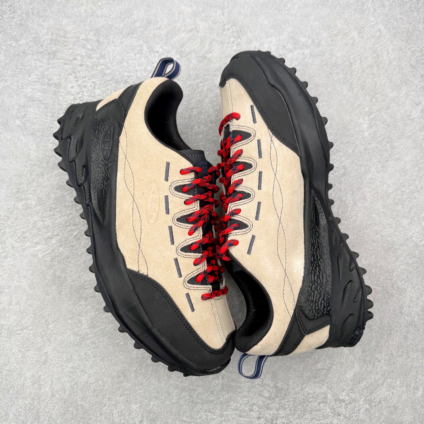 ＃神版 Keen Jasper Zionic 皮革绒面复古拼色系带登山徒步鞋 这双鞋不仅传承了KEEN自