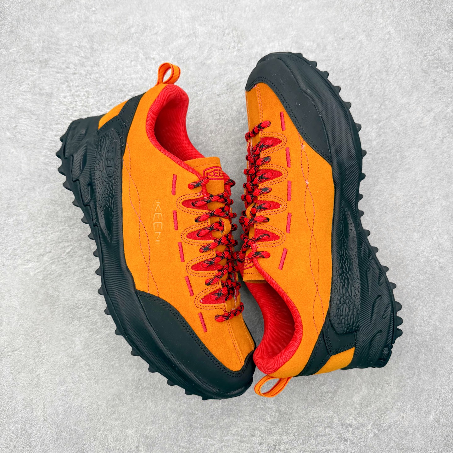 ＃神版 Keen Jasper Zionic 皮革绒面复古拼色系带登山徒步鞋 这双鞋不仅传承了KEEN自