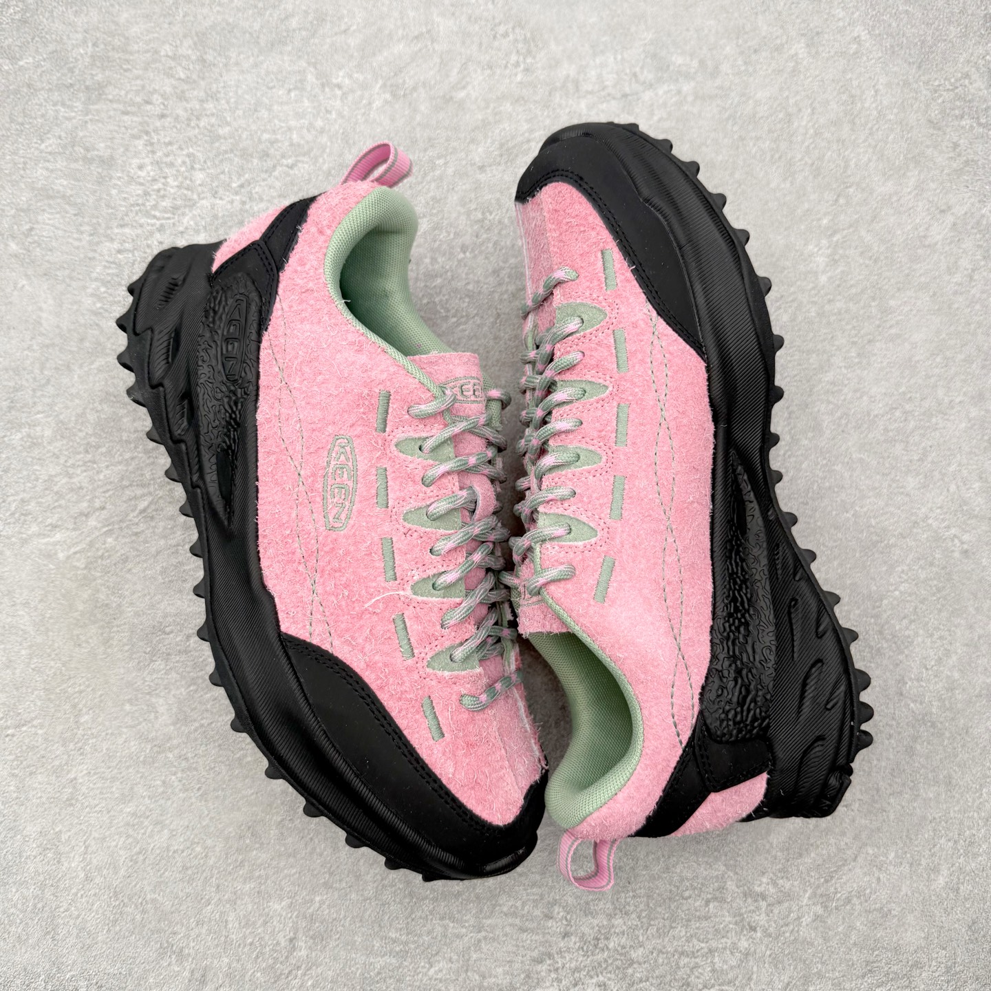 ＃神版 Keen Jasper Zionic 皮革绒面复古拼色系带登山徒步鞋 这双鞋不仅传承了KEEN自