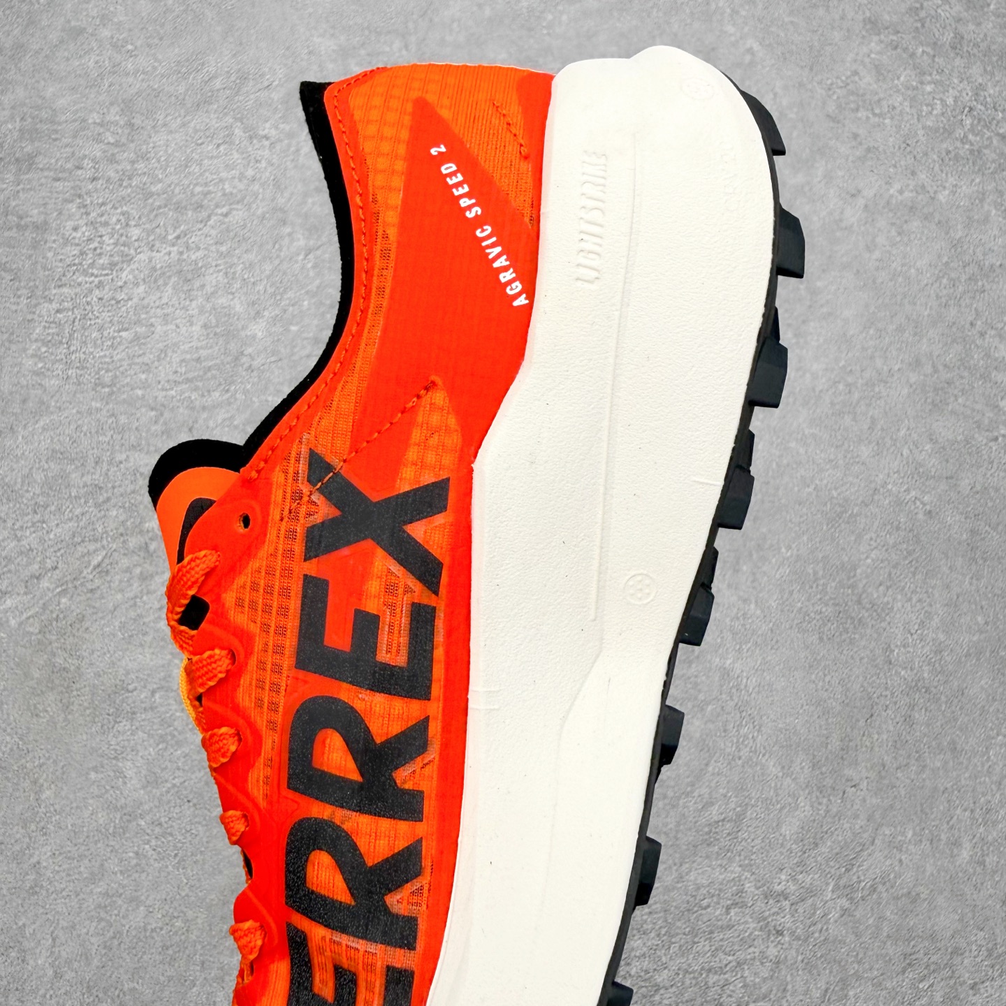 AD TERREX Agravic TT JR9098 男子专业越野跑鞋 轻量竞速橙黑Terrex Ag