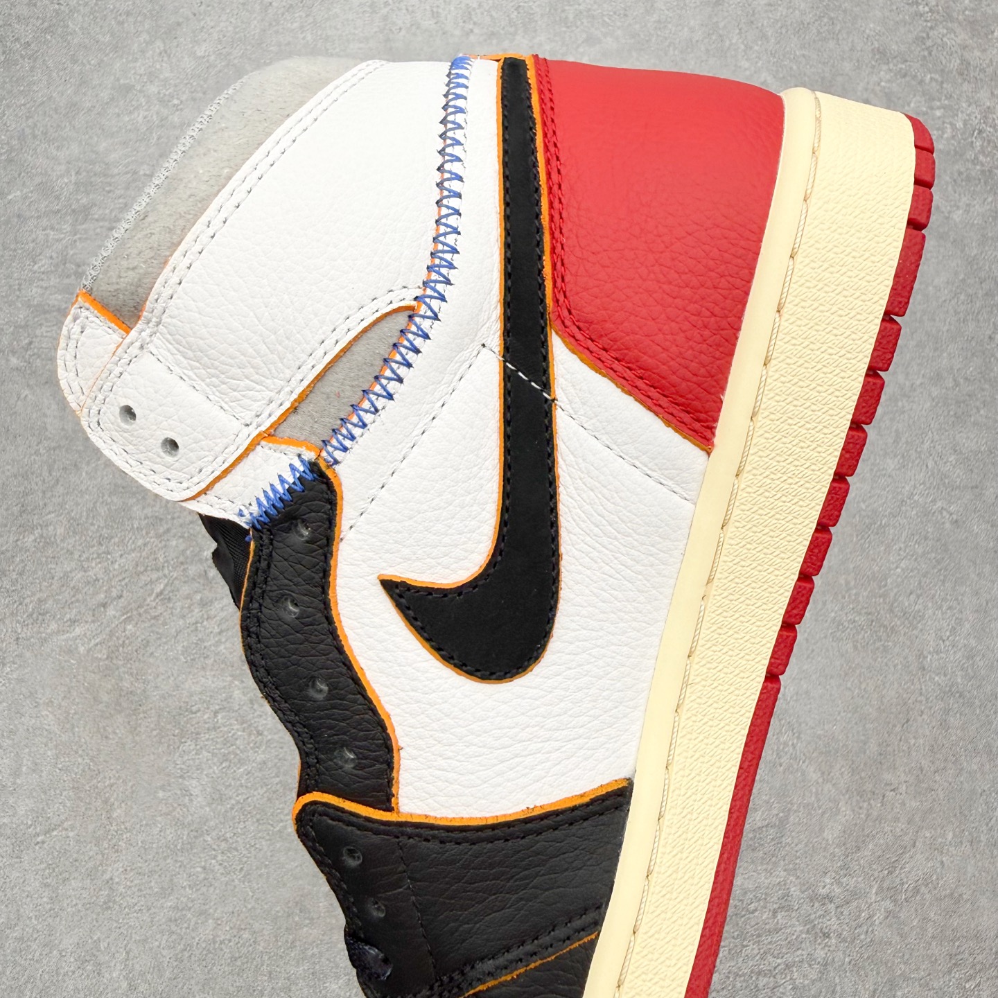 ＃ 纯原 Union x Air Jordan AJ1 Retro High NRG 联名四色拼接黑白红