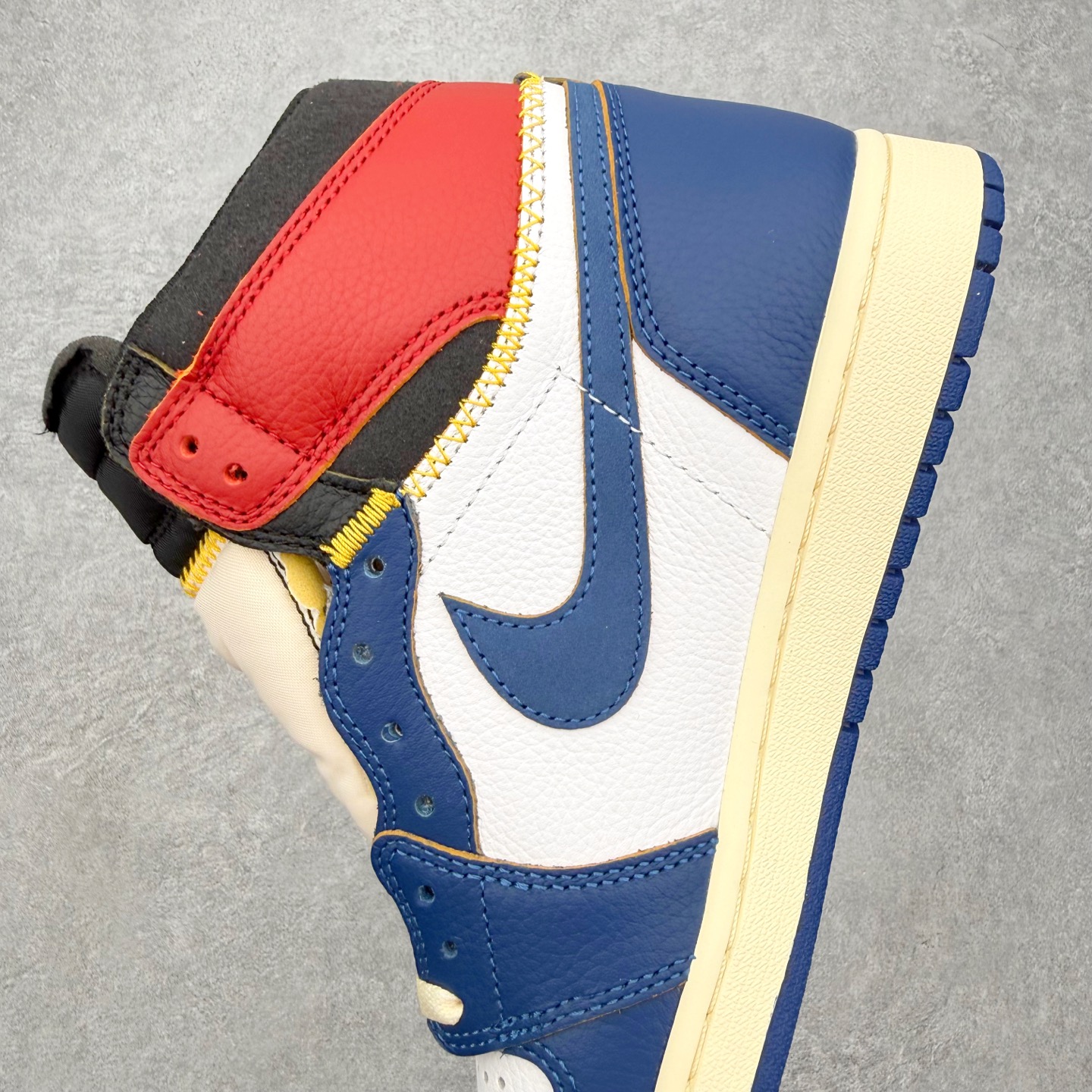 ＃ 纯原 Union x Air Jordan AJ1 Retro High NRG 联名四色拼接黑蓝红