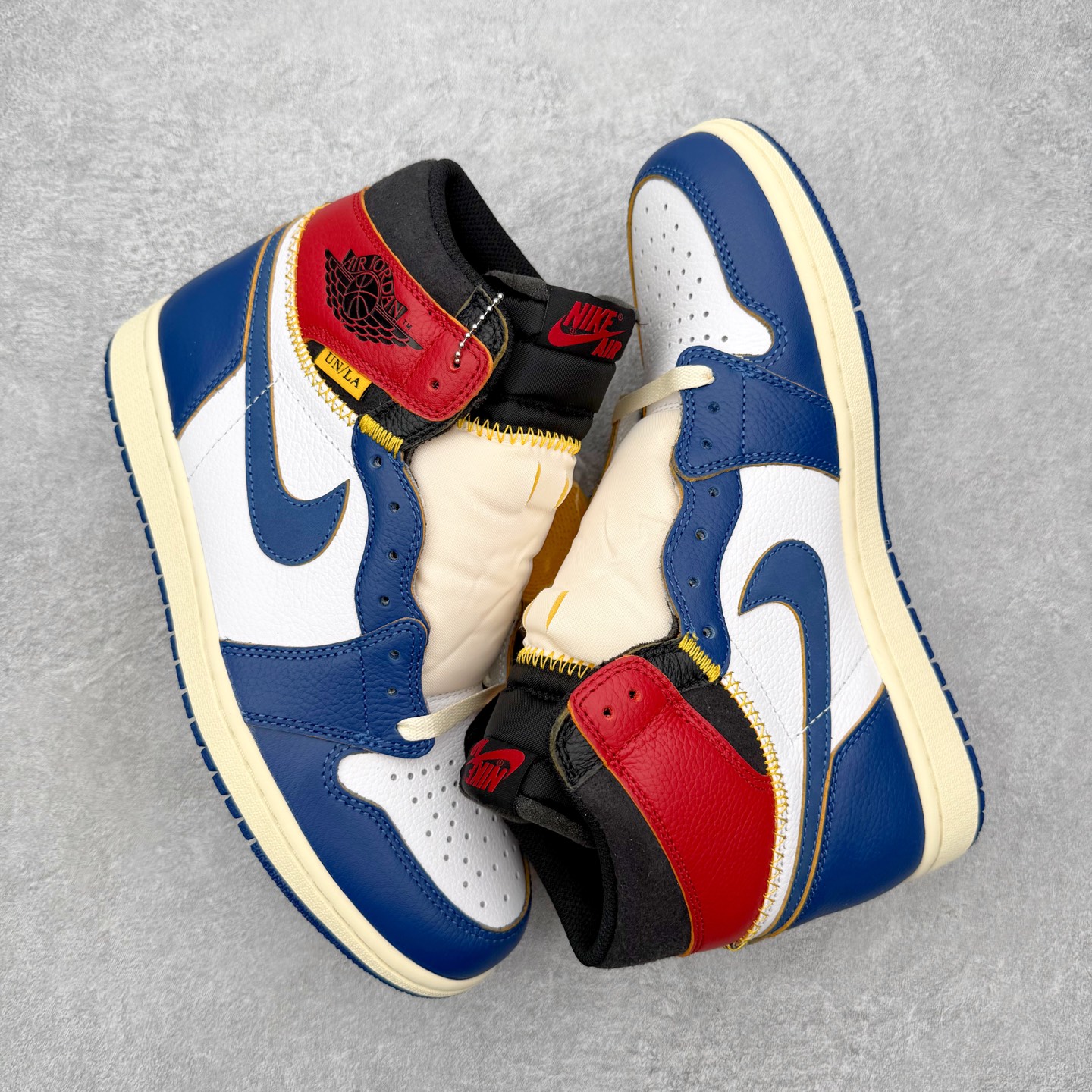 ＃ 纯原 Union x Air Jordan AJ1 Retro High NRG 联名四色拼接黑蓝红