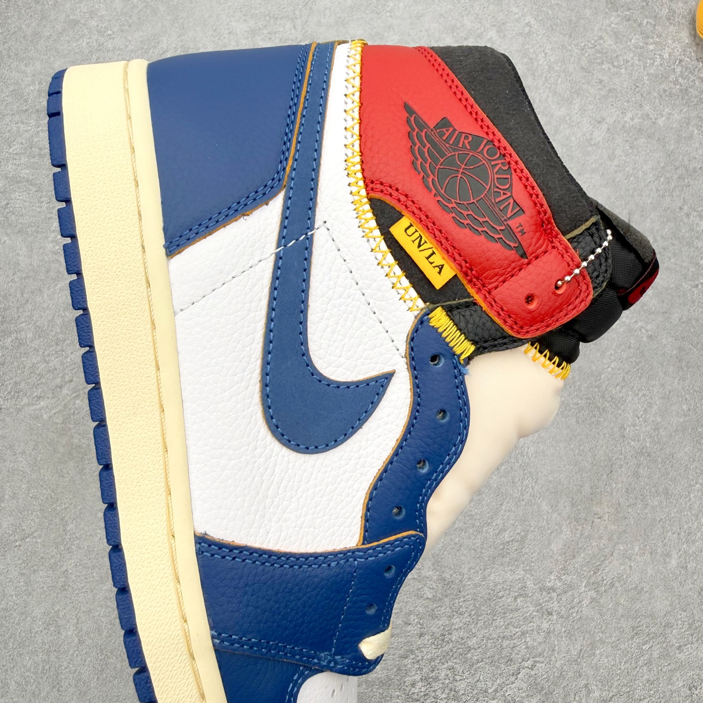 ＃ 纯原 Union x Air Jordan AJ1 Retro High NRG 联名四色拼接黑蓝红