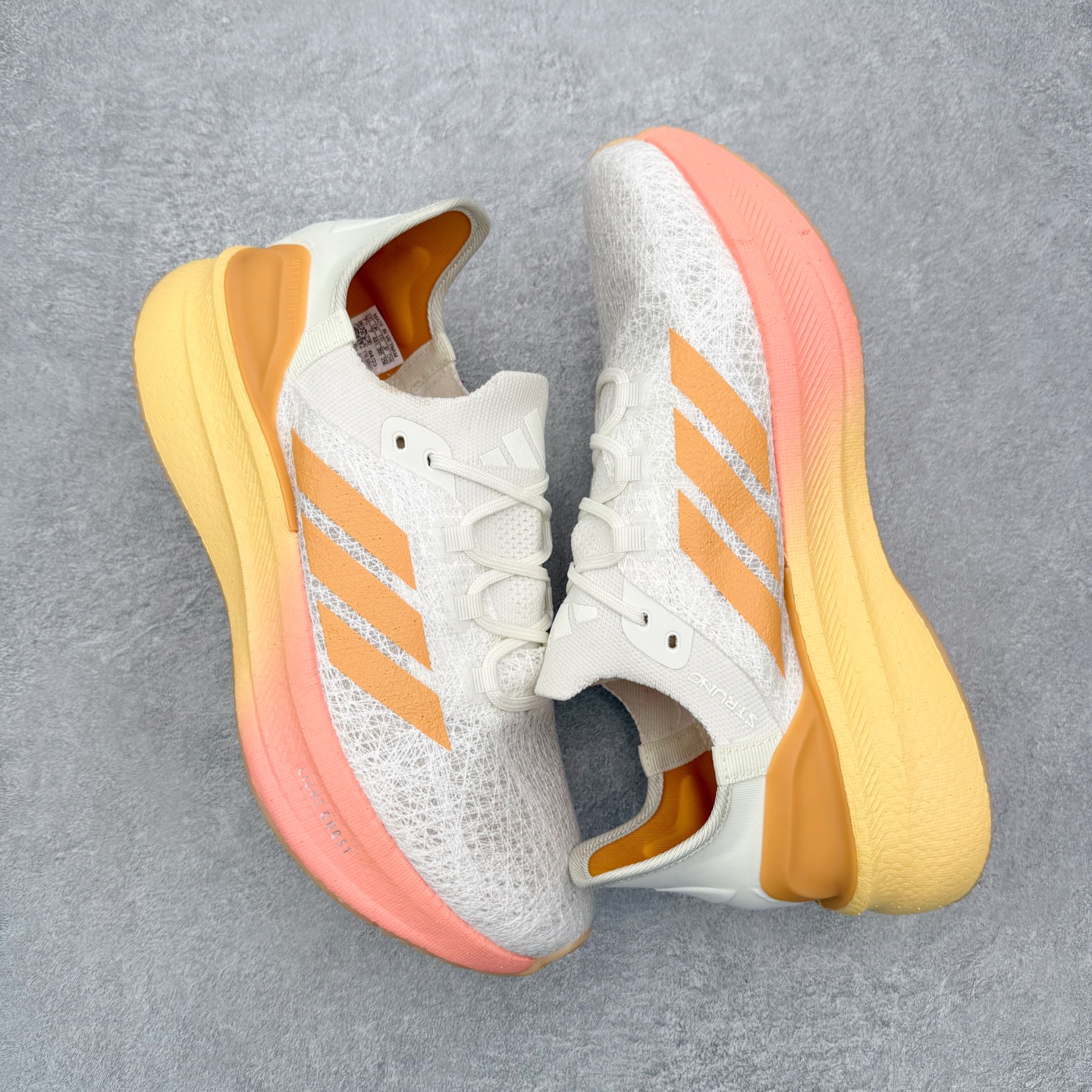 adidas Ultraboost 5 STRUNG Off White Flash Orange Se