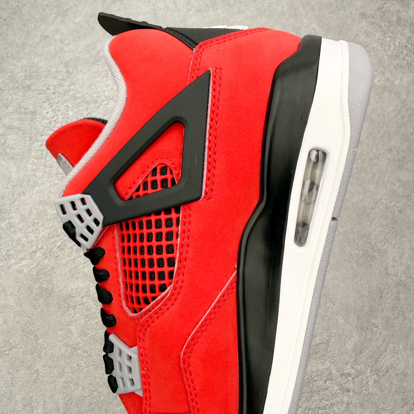 ＃ 纯原 Air Jordan AJ4 Retro 愤怒的公牛 红色 FQ8138-600 圈内最强四代
