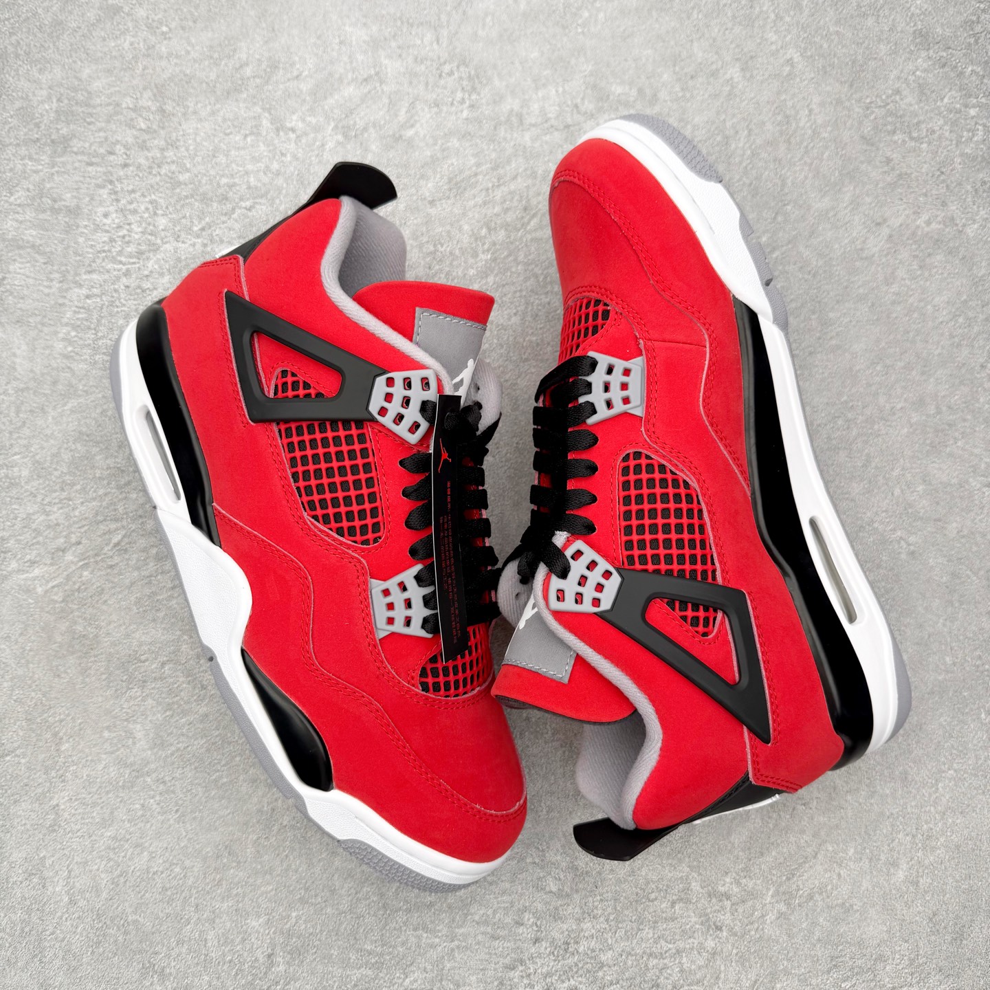 ＃ 纯原 Air Jordan AJ4 Retro 愤怒的公牛 红色 FQ8138-600 圈内最强四代