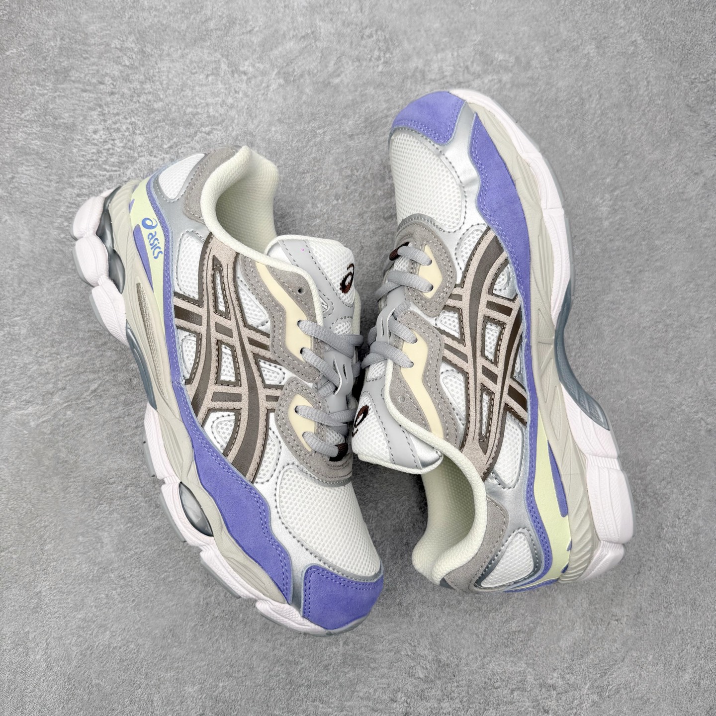 ASICS 亚瑟士 GEL-NYC 男子女子复古缓震休闲运动鞋 1203A953-100 奶油云灰蓝XN