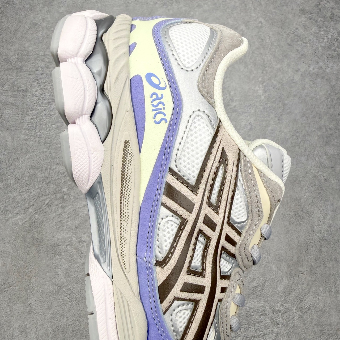 ASICS 亚瑟士 GEL-NYC 男子女子复古缓震休闲运动鞋 1203A953-100 奶油云灰蓝XN