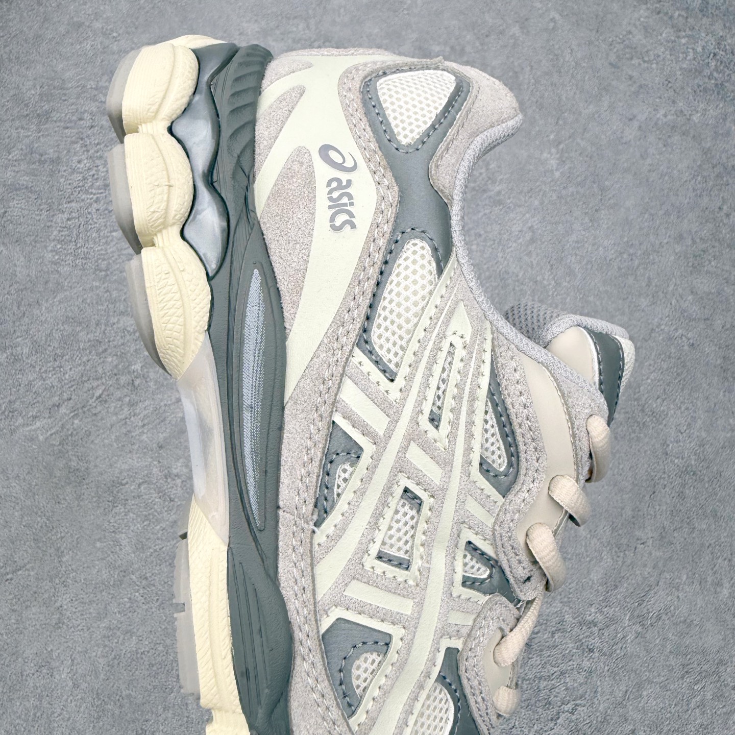 ASICS 亚瑟士 GEL-NYC 男子女子复古缓震休闲运动跑步鞋 1203A383-103 奶油燕麦灰