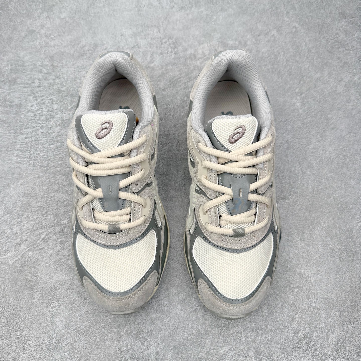ASICS 亚瑟士 GEL-NYC 男子女子复古缓震休闲运动跑步鞋 1203A383-103 奶油燕麦灰