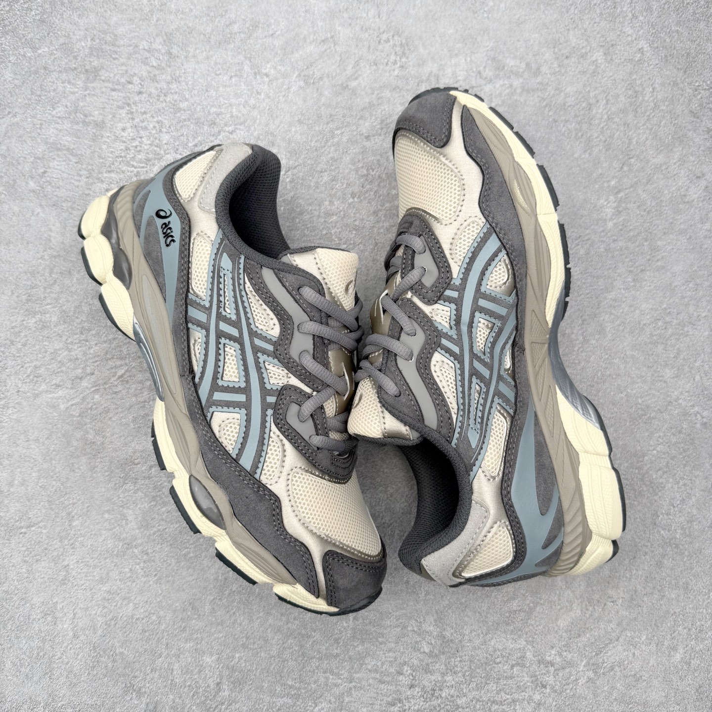 ASICS 亚瑟士 GEL-NYC 男子复古缓震休闲运动鞋 1203A383-020 铁灰鼠尾草蓝XN 