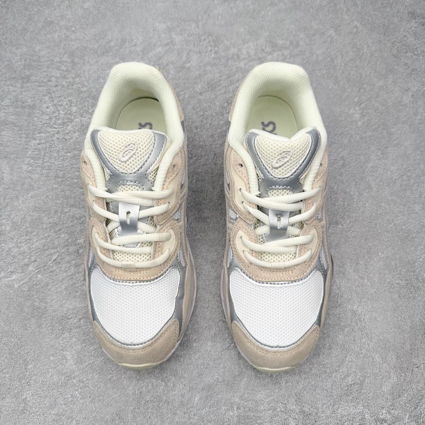 ASICS 亚瑟士 GEL-NYC 男子女子复古缓震休闲运动鞋 1203A383-101 奶油燕麦灰银X