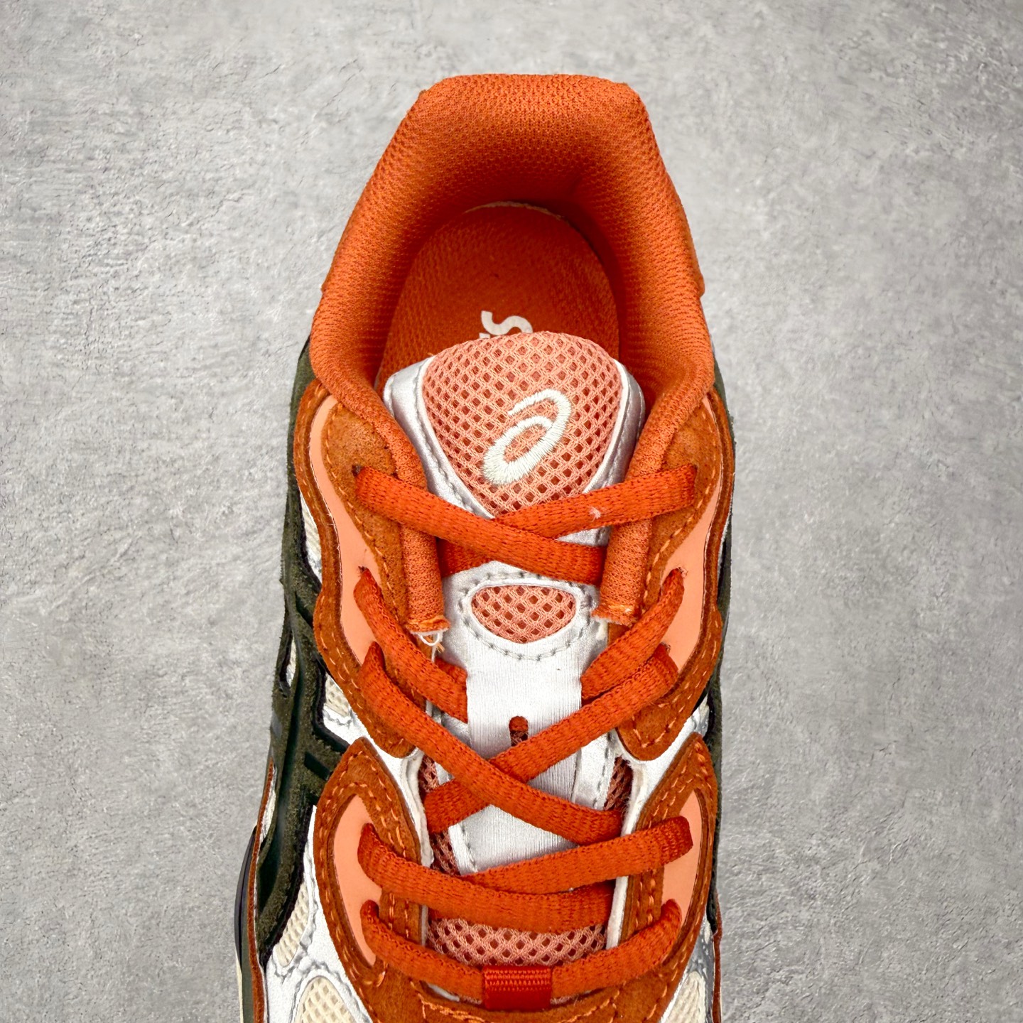 ASICS 亚瑟士 GEL-NYC 男子复古缓震休闲运动鞋 1203A383-102 奶油橙墨绿Asic