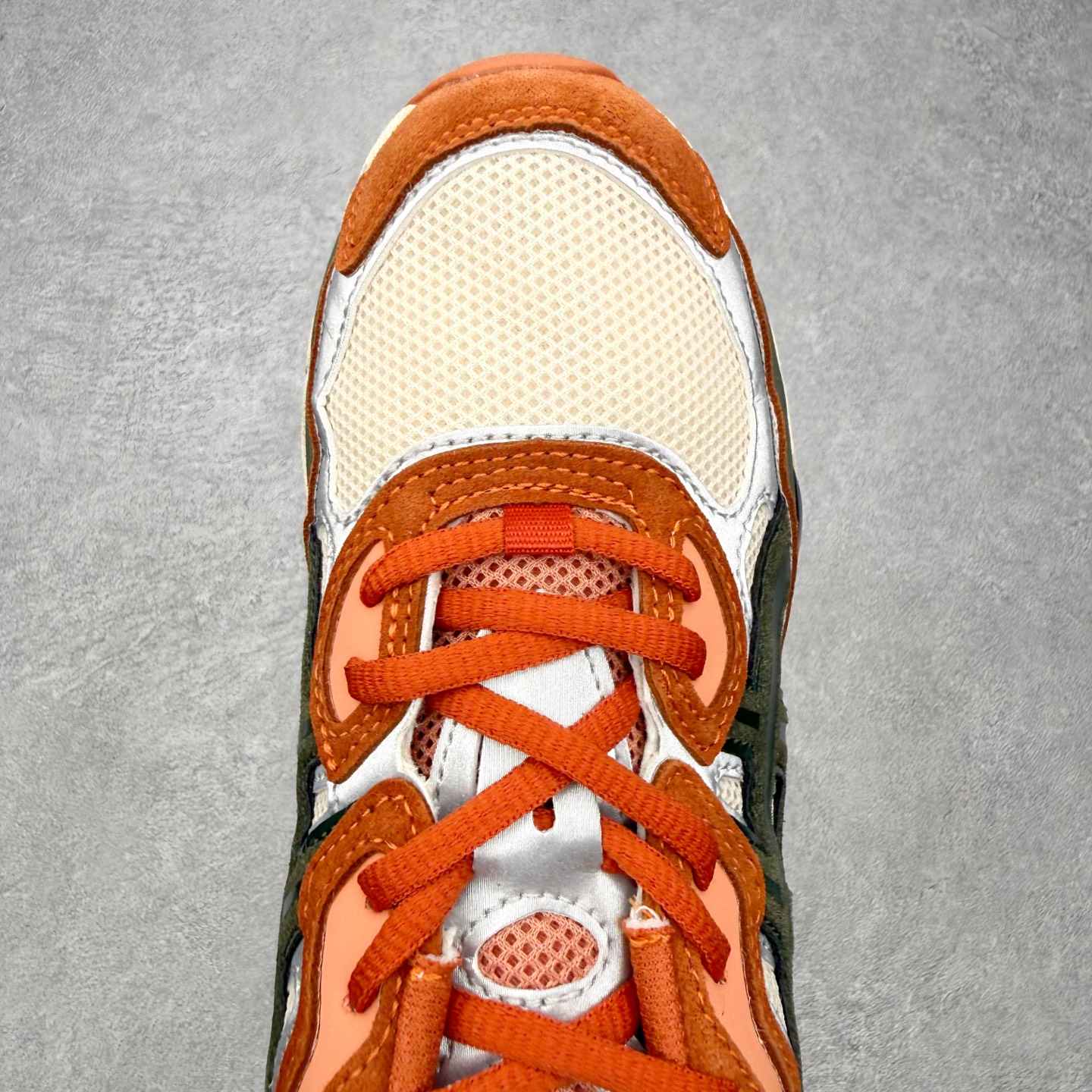 ASICS 亚瑟士 GEL-NYC 男子复古缓震休闲运动鞋 1203A383-102 奶油橙墨绿Asic