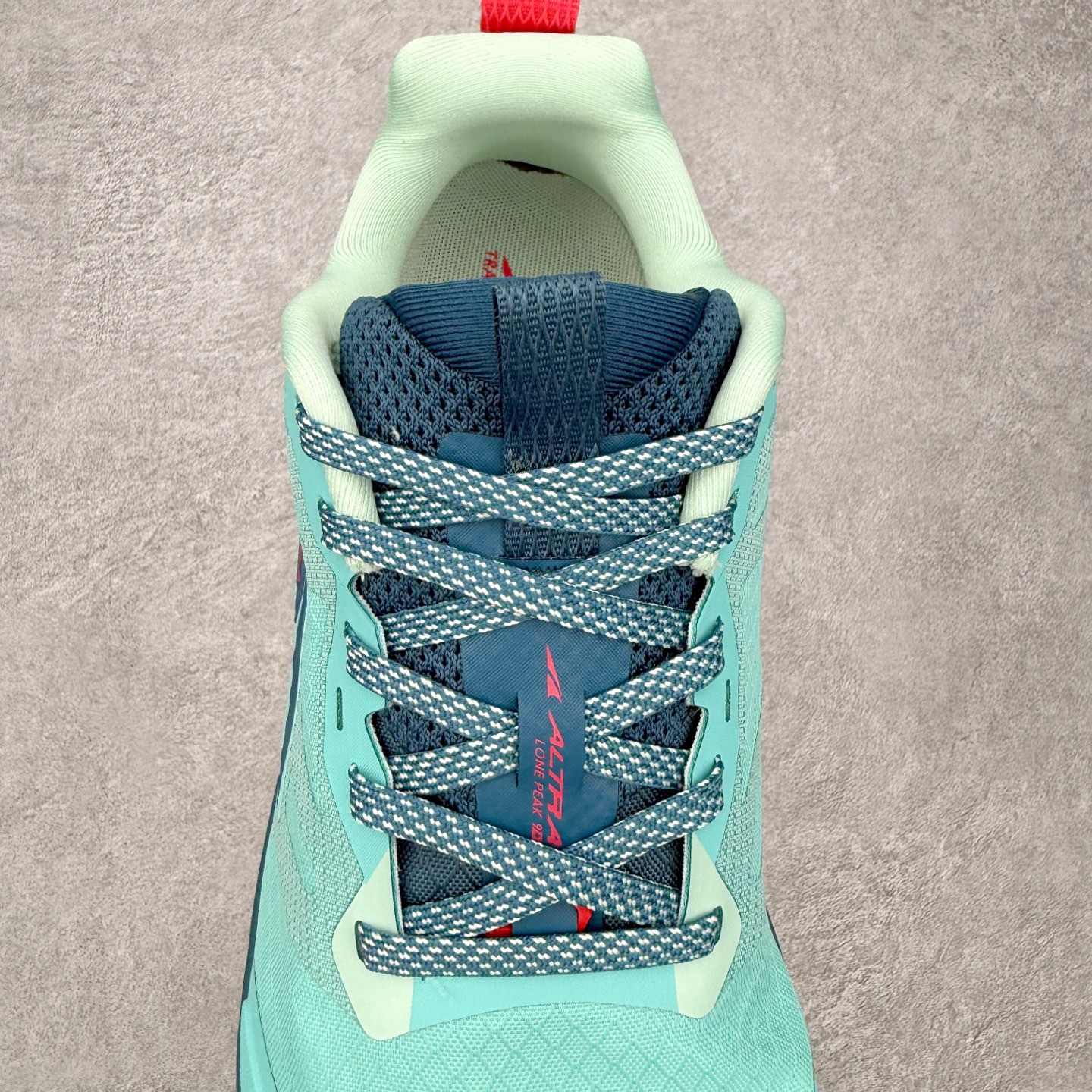 ＃ Altra Lone Peak 9+ Teal Bright Red 奥创孤峰9+专业越野跑鞋 Vi