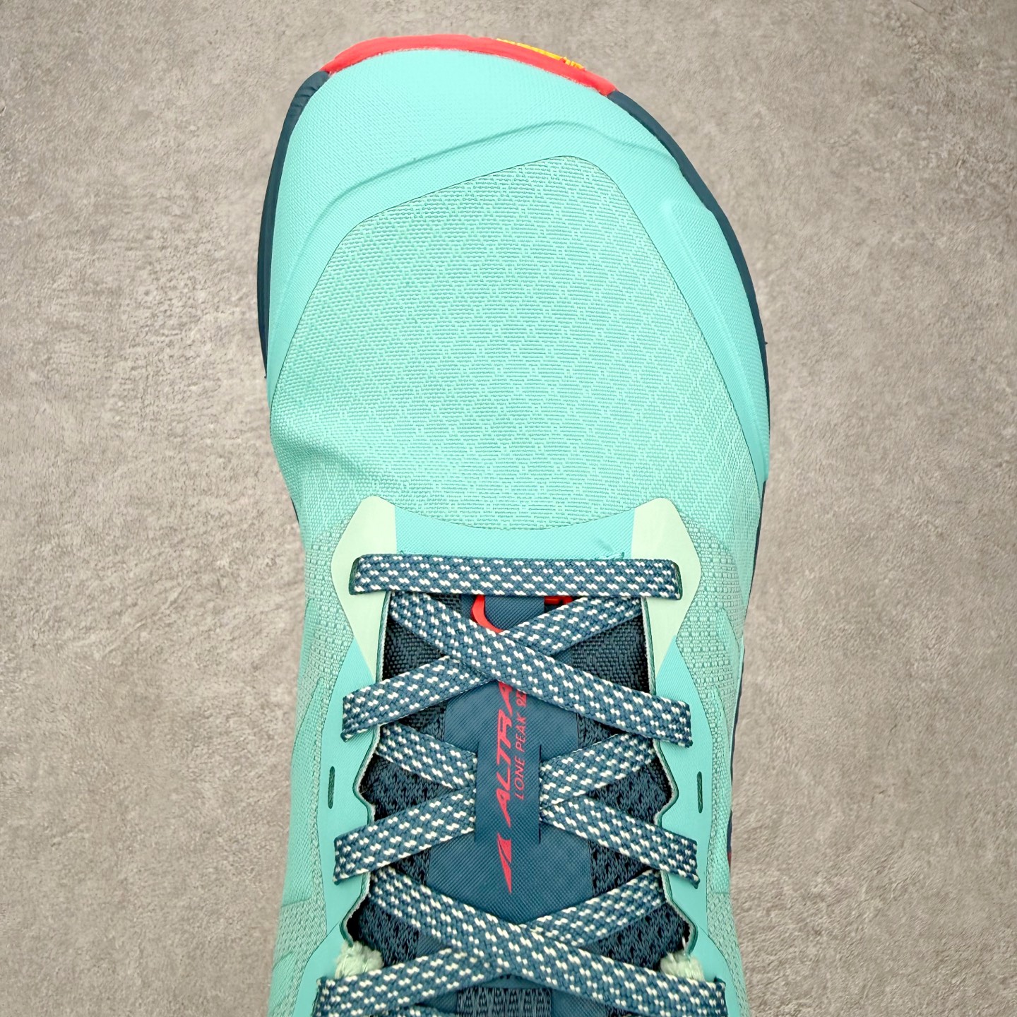 ＃ Altra Lone Peak 9+ Teal Bright Red 奥创孤峰9+专业越野跑鞋 Vi