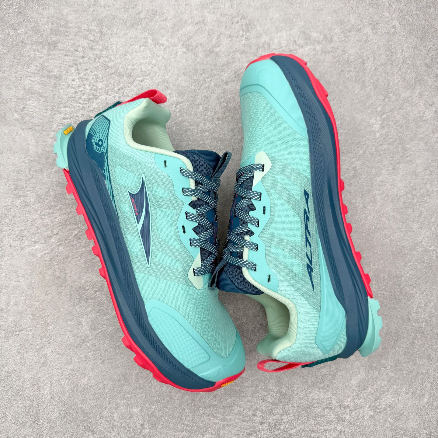 ＃ Altra Lone Peak 9+ Teal Bright Red 奥创孤峰9+专业越野跑鞋 Vi